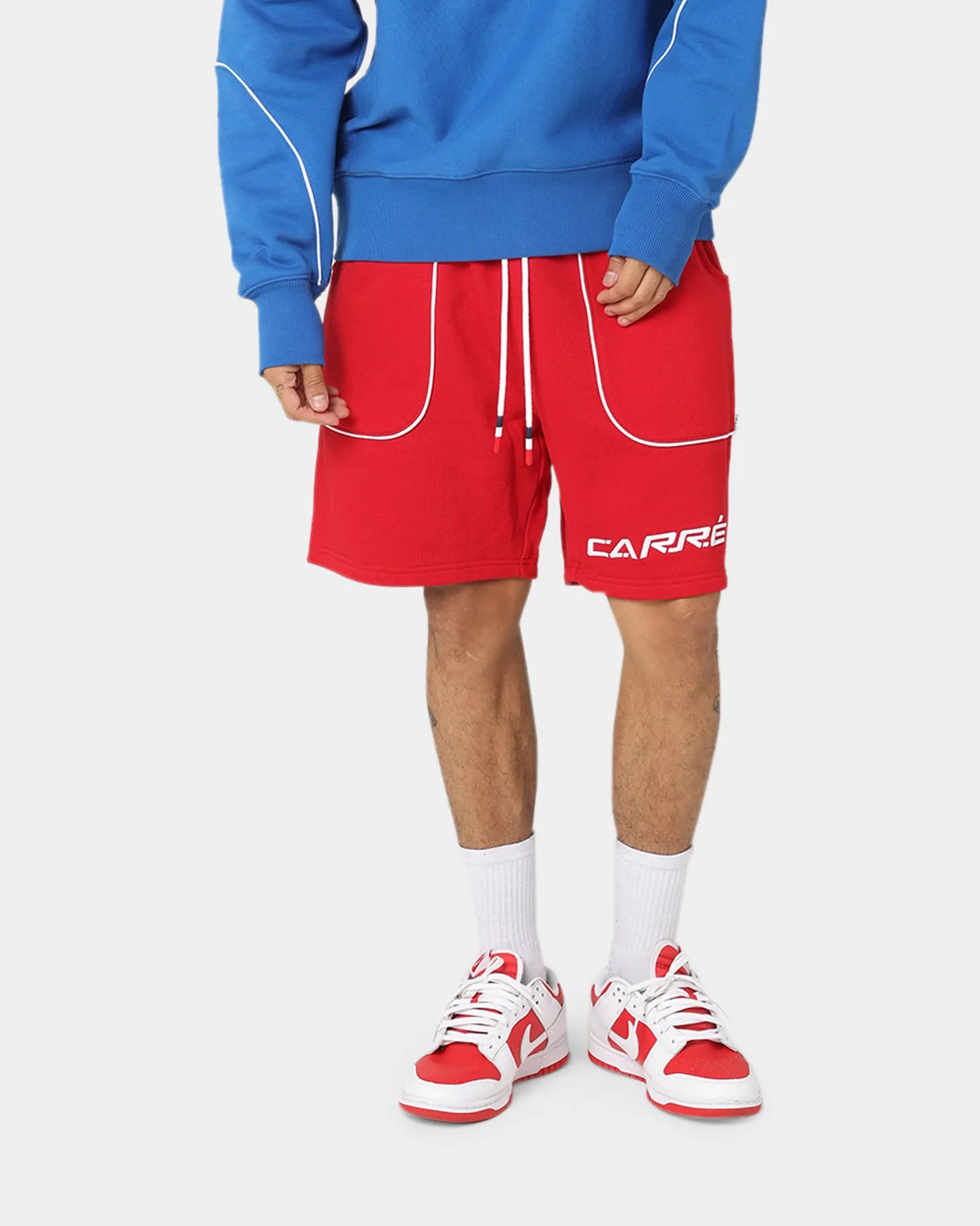 Basketball shorts Carre Ange Track Shorts Red