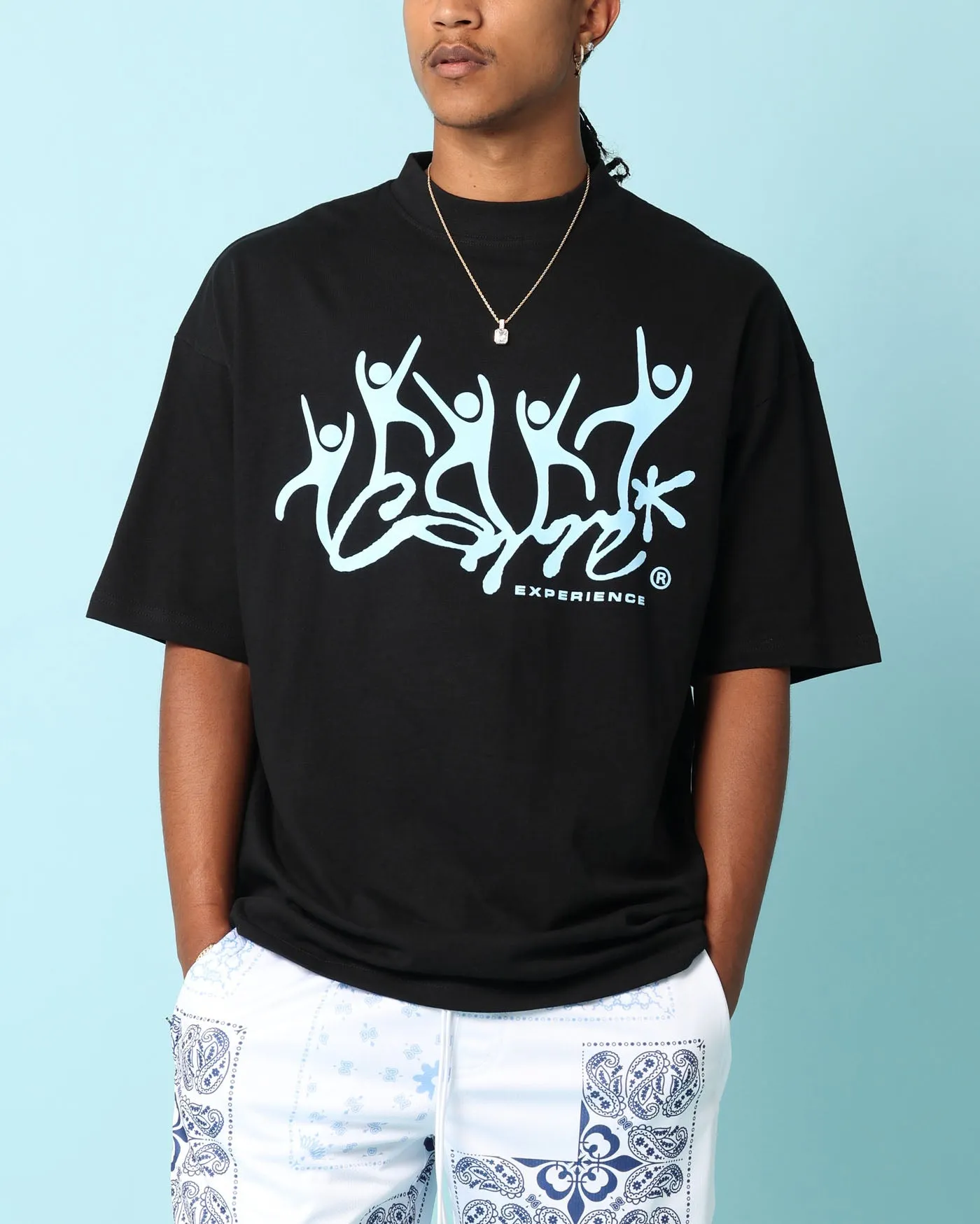 Business Meeting Carr?? Raver Oversized T-Shirt Black