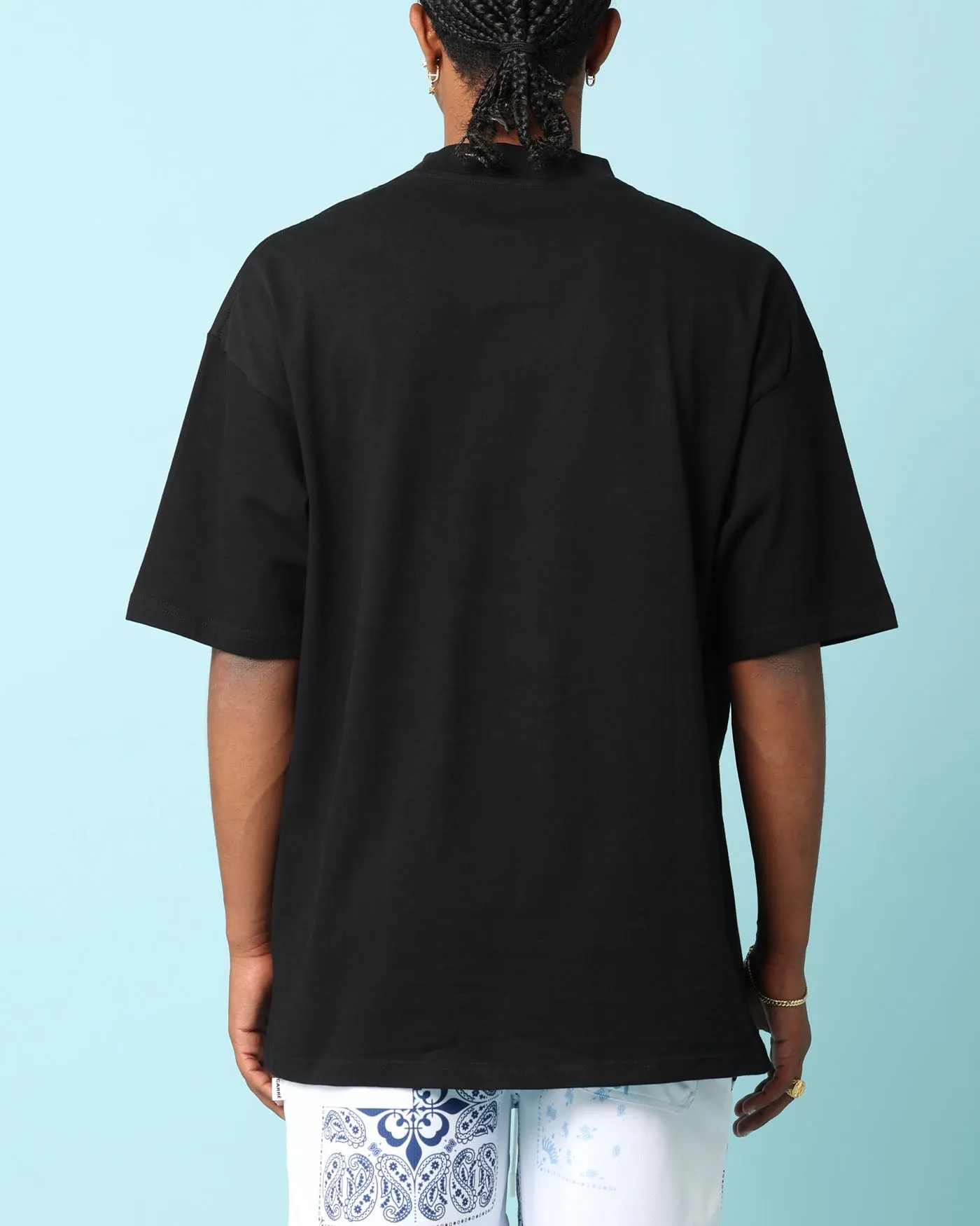 Carr?? Raver Oversized T-Shirt Black Teenager fashion