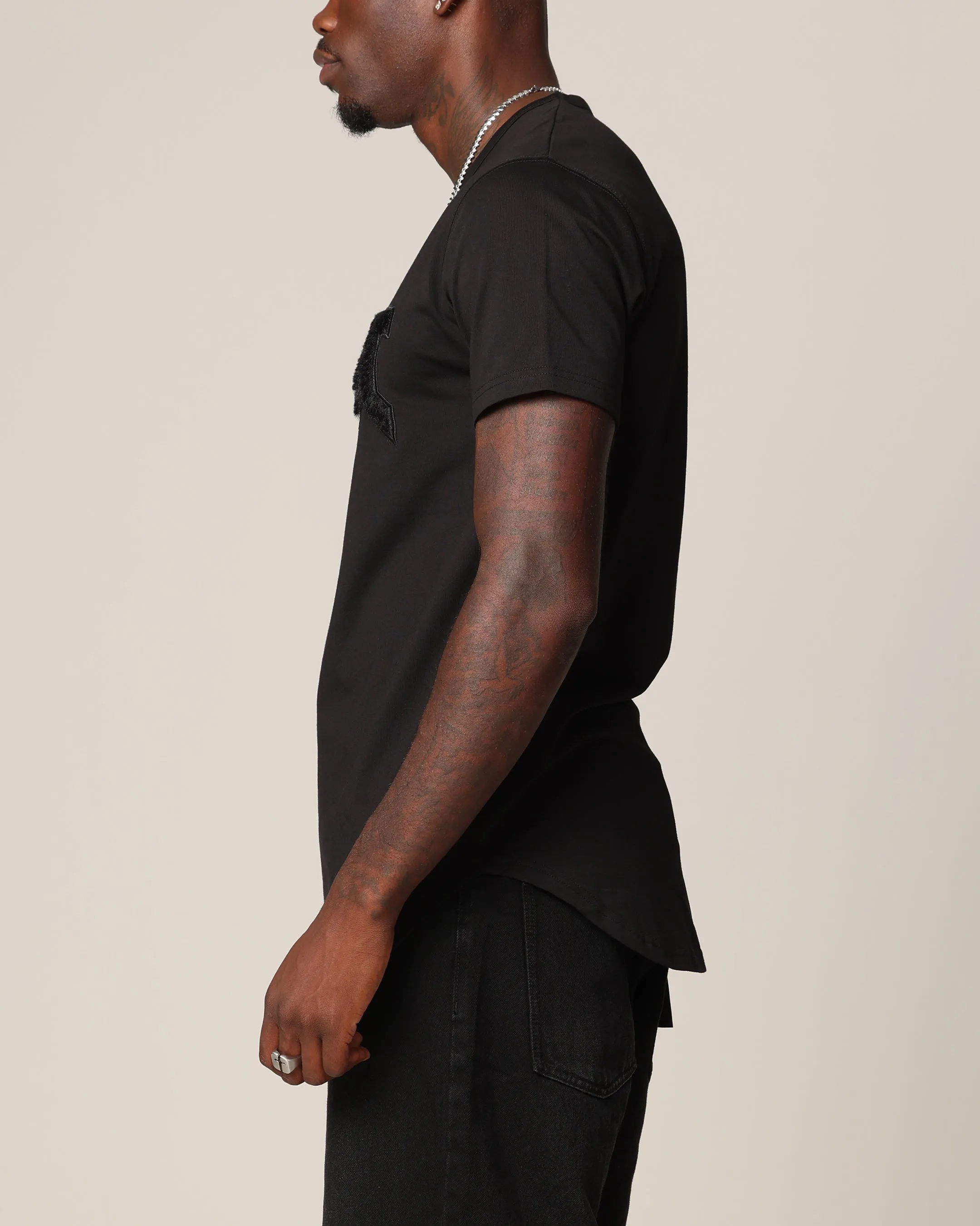 quick dry Short Sleeve Saint Morta Fein El Duplo T-Shirt Black