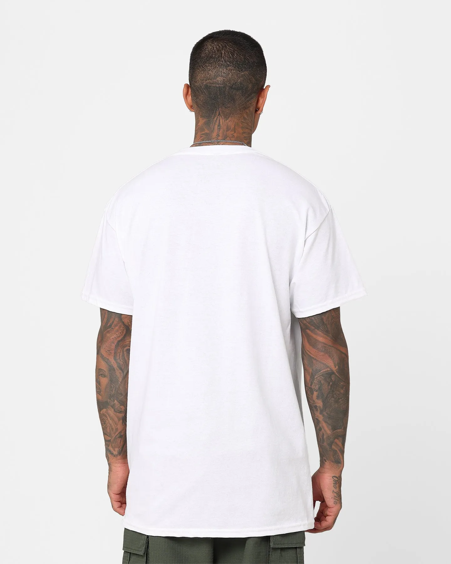 Low Environmental Impact Functional Style UFC By Goat Crew Logo T-Shirt White