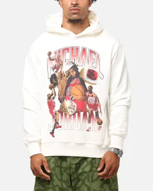 Unlined Design Animal Print Jordan Jumpman Flight Graphic Fleece Pullover Hoodie Sail