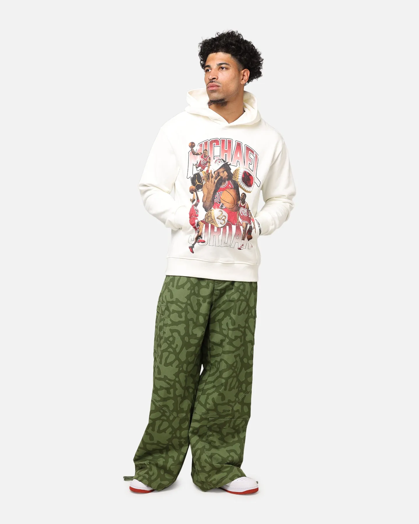 Jordan Jumpman Flight Graphic Fleece Pullover Hoodie Sail sweatshirt material Ibex like