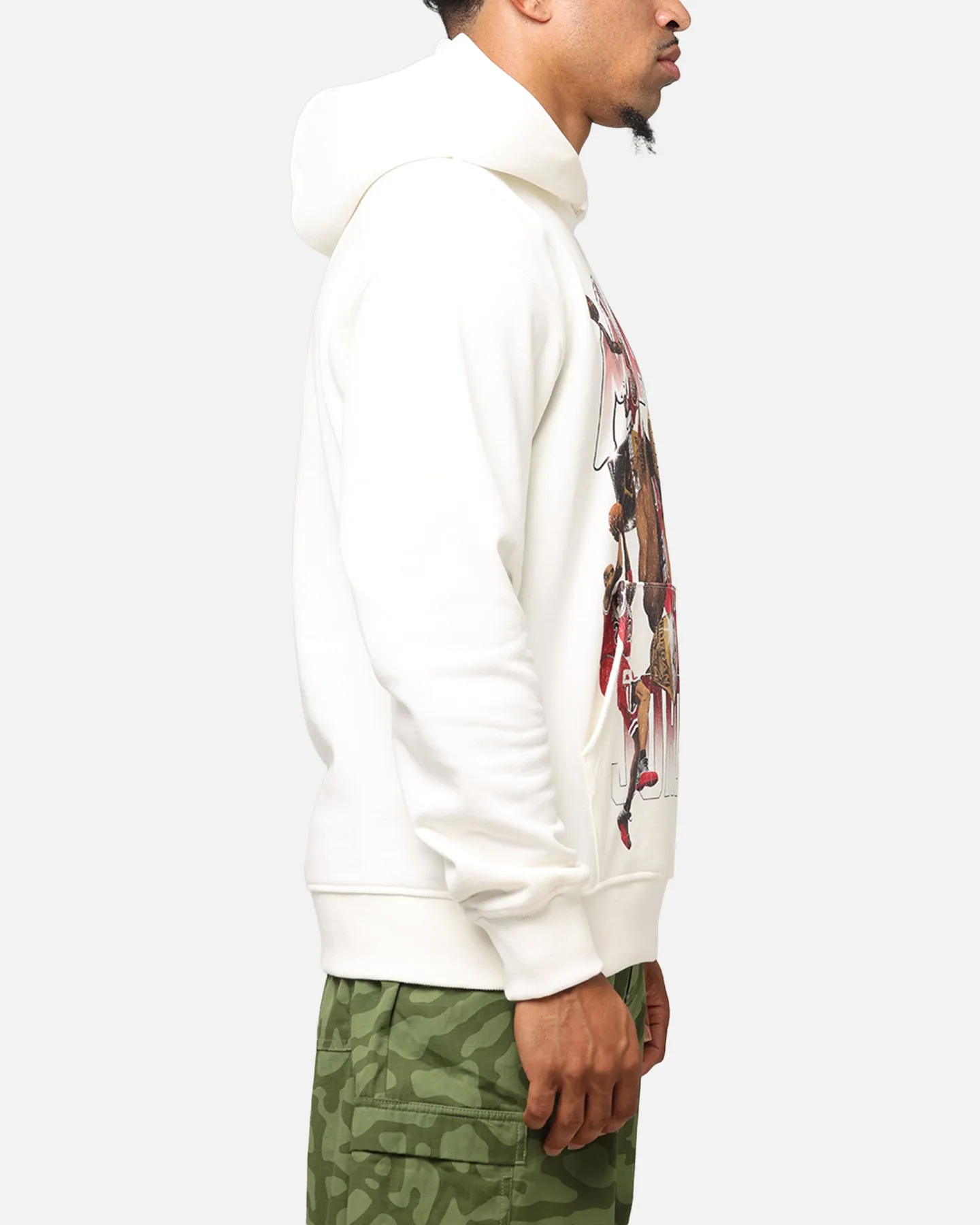 Fleece like Cool Weather Wear Jordan Jumpman Flight Graphic Fleece Pullover Hoodie Sail