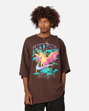 Nike Sportswear Oversized T-Shirt Baroque Brown Cozy Fit MoistureWicking Technology