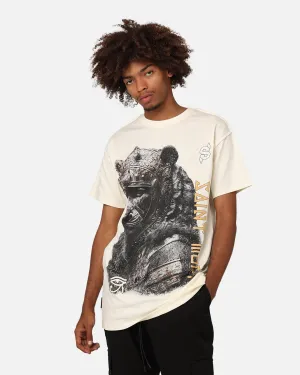 Effortless Fit Layered Style Saint Morta Ancients Lafayette T-Shirt Off White