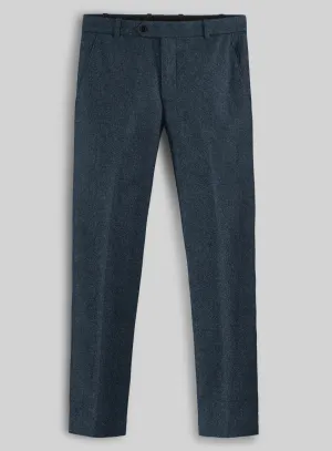 Perfect Comfort Wear Advanced Moisture Wicking Light Weight Bond Blue Tweed Pants