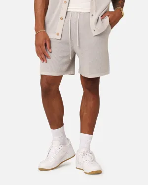 Trendy Vibe Light Design XXIII Zyair Knit Rib Shorts Stone
