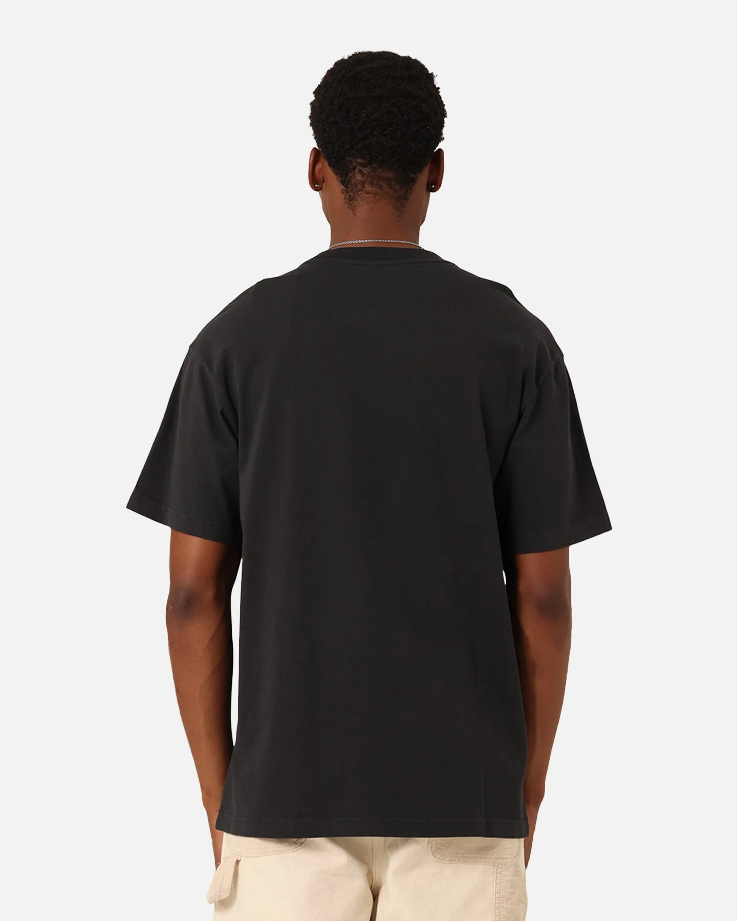 contrast Mitchell & Ness Chicago Bulls Brush Off 2.0 T-Shirt Faded Black