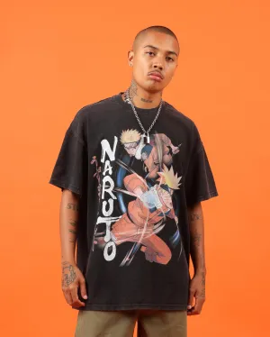 Goat Crew X Naruto Naruto Premium Vintage T-Shirt Vintage Black Movie Night BiodegradableMaterial