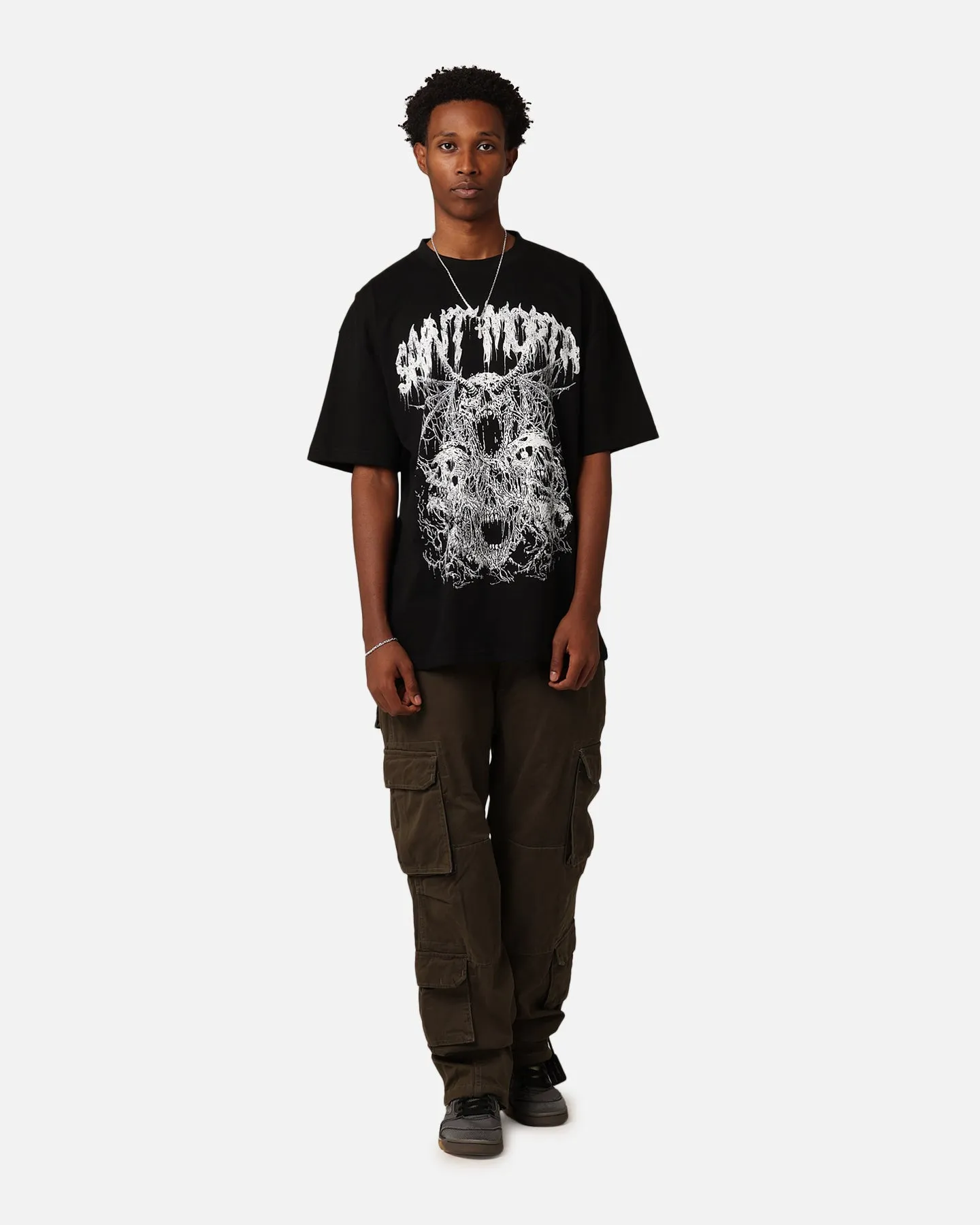 Saint Morta Ashes To Ashes T-Shirt Black Breathable Fit Wear