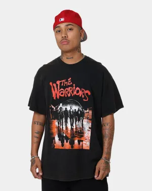 American Thrift X The Warriors The Warriors Vintage T-Shirt Black Wash Classic Wearable Flatlock stitching