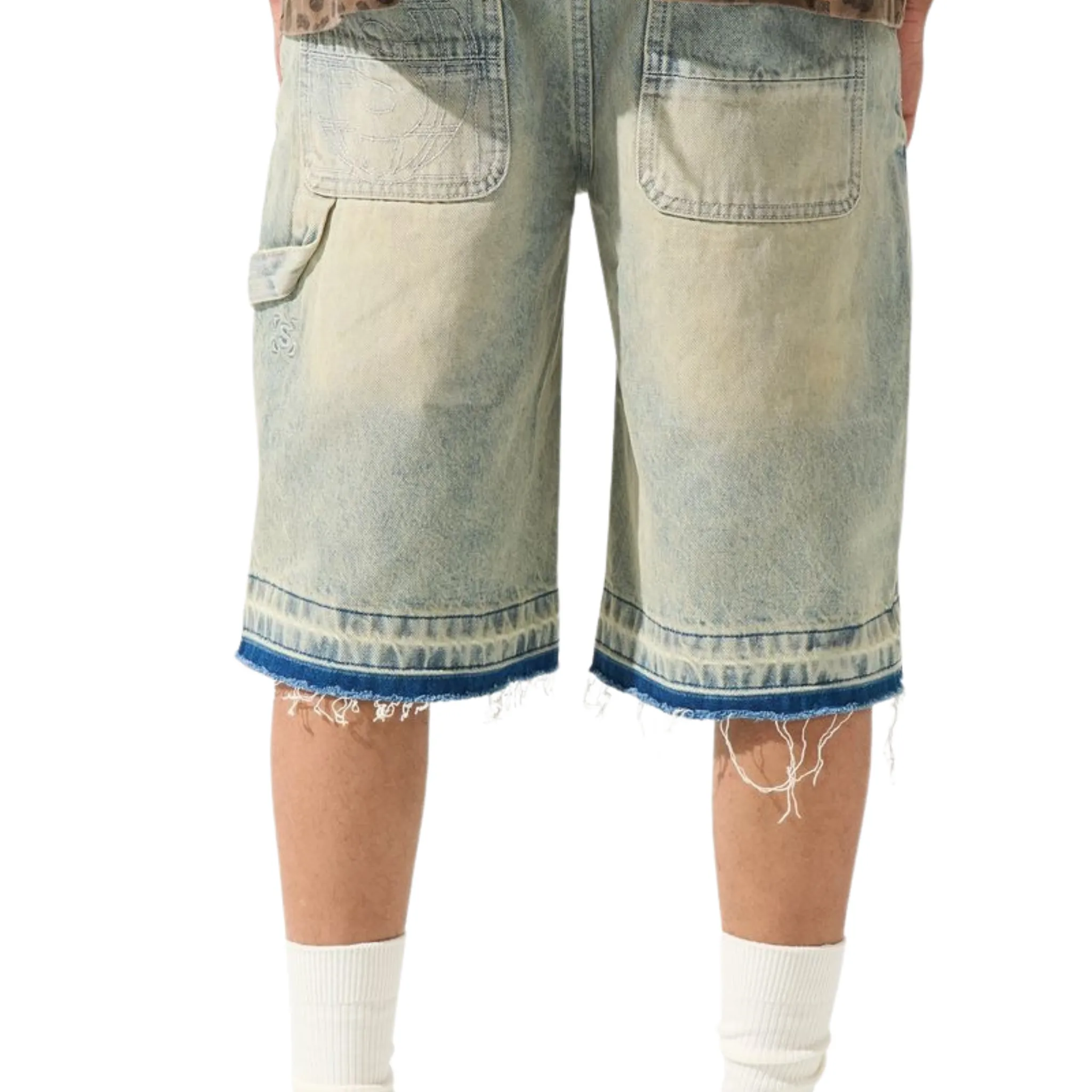 Serenede "TERRA" Denim Shorts Comfortable Coat