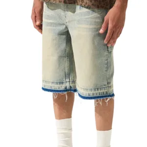 Warm Pants Myth Glow Serenede "TERRA" Denim Shorts