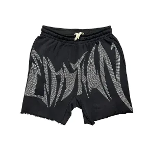 Mixed Emotion 'Wild' Rhinestone Shorts Soft Hoodie Everyday Style