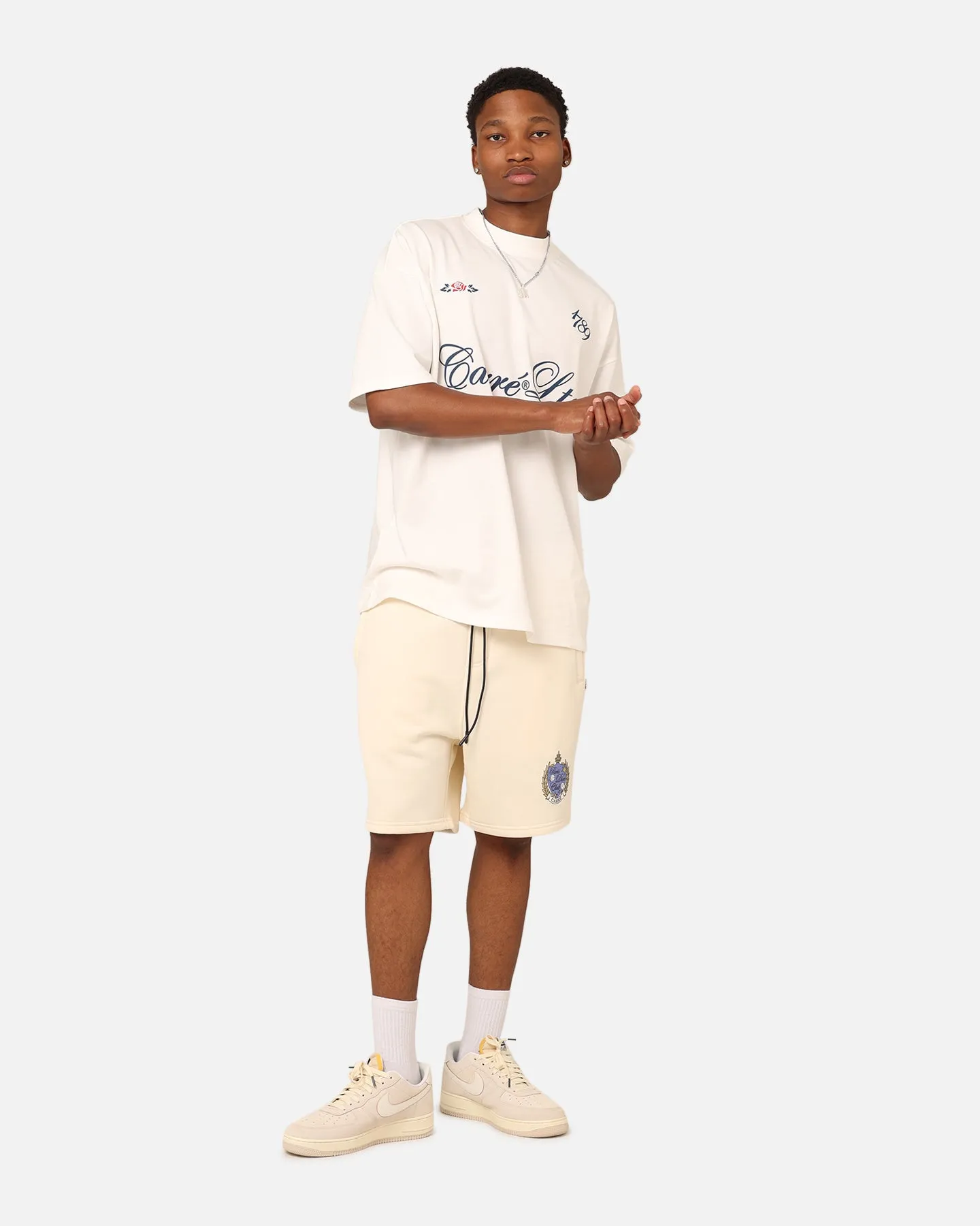 Carre Established T-Shirt Off White anti static coating Sun Protection