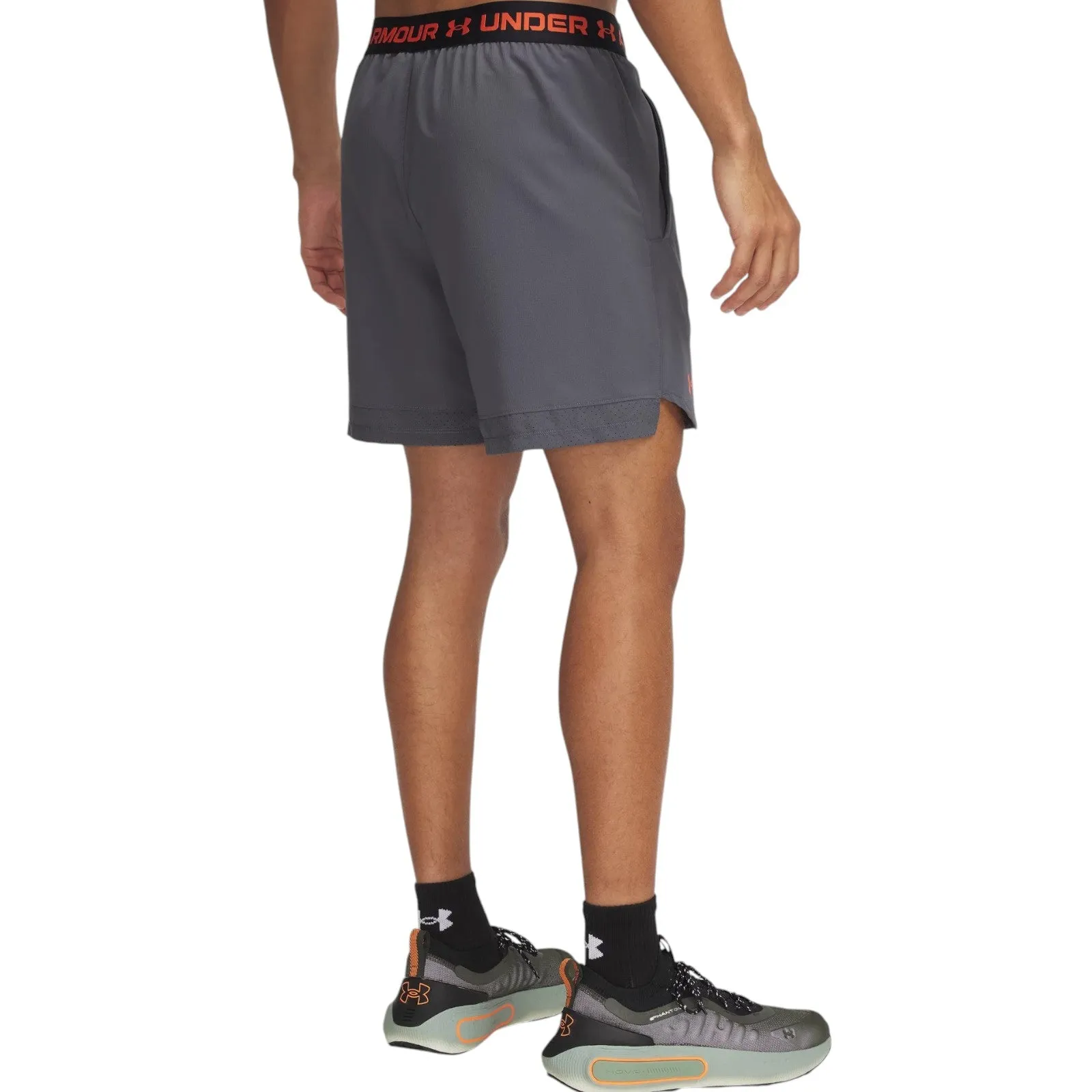 Under Armour Vanish Mens 6" Woven Training Shorts Mesh Ventilation Zones