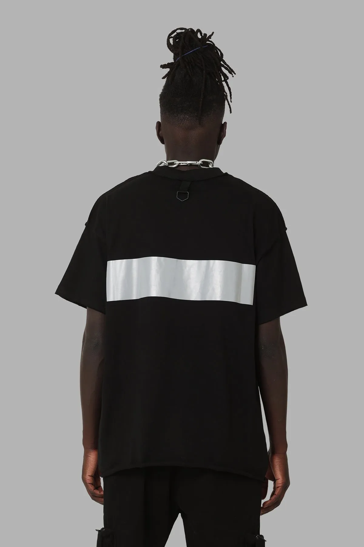 Versatile and Comfortable Perfect for Vacation DXXMLife L-6 A Hi Vis Oversized T-Shirt Black