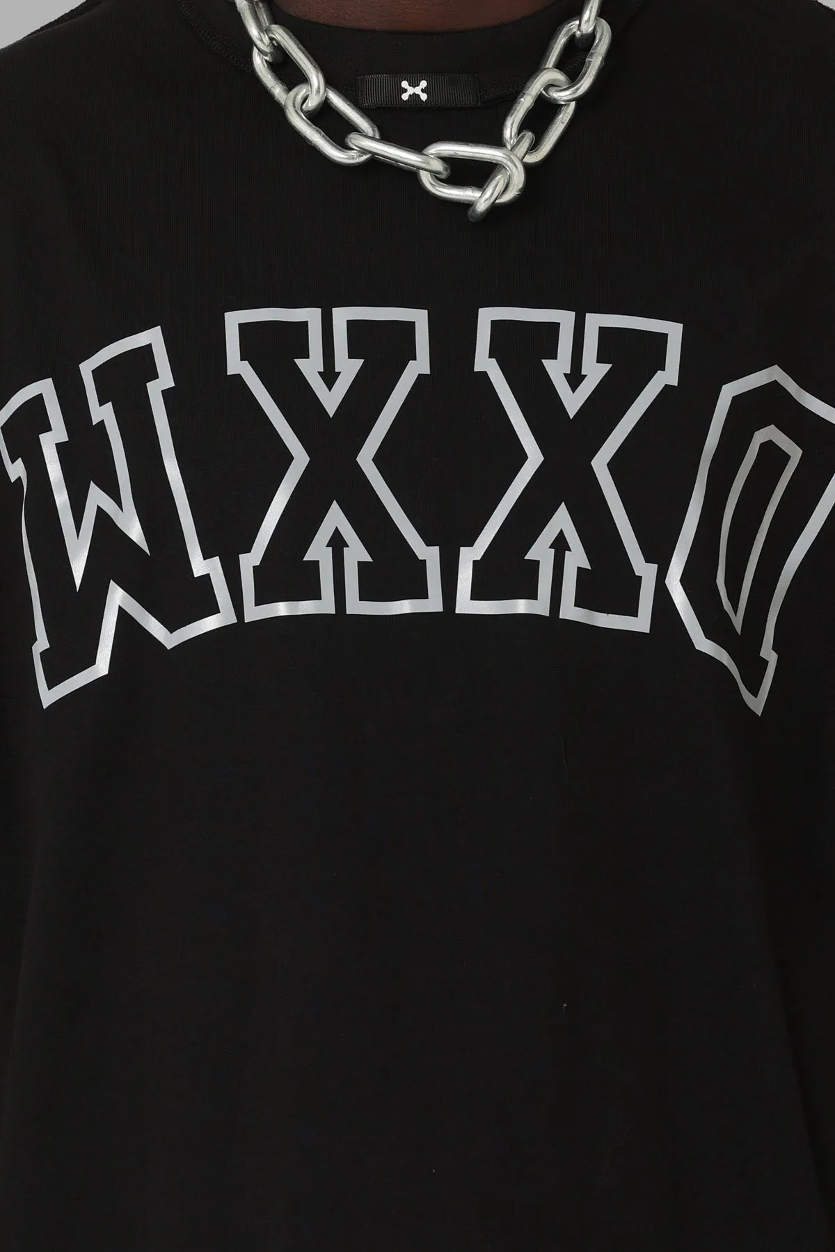 Classic Trend Look DXXMLife L-6 A Hi Vis Oversized T-Shirt Black