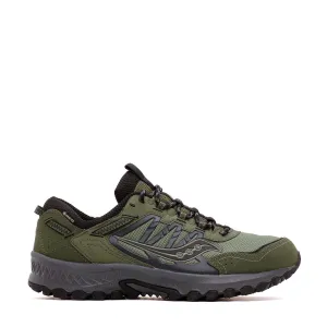 Adventure Comfort Saucony Men Grid Peak GTX Gore-Tex Forest Black S70849-2