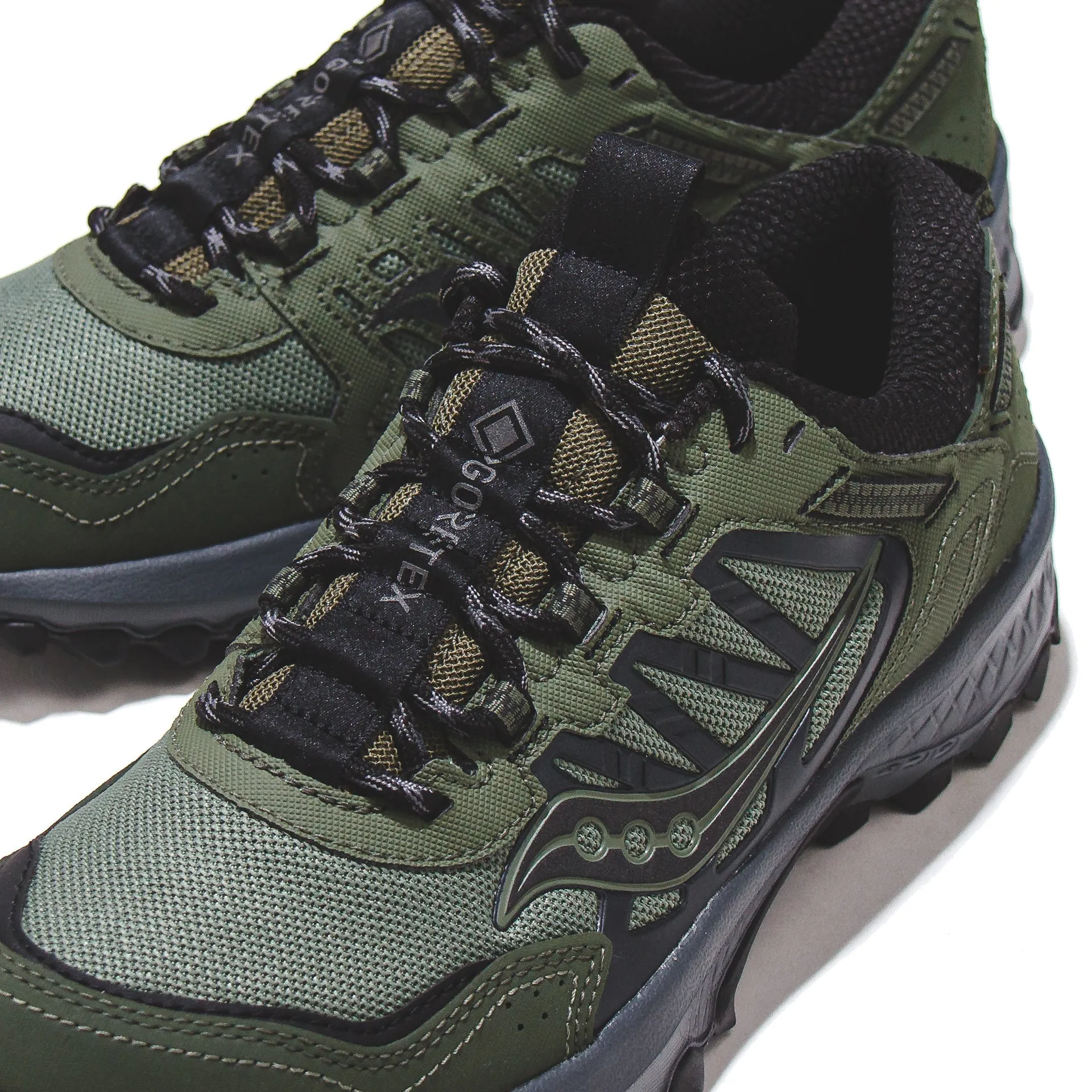 Speed Trek Saucony Men Grid Peak GTX Gore-Tex Forest Black S70849-2
