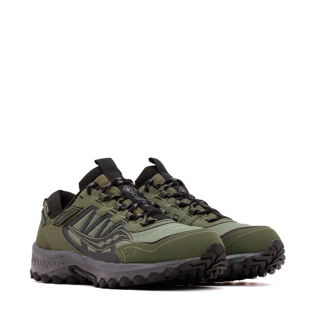 Saucony Men Grid Peak GTX Gore-Tex Forest Black S70849-2 Slip Control Ultimate Trek