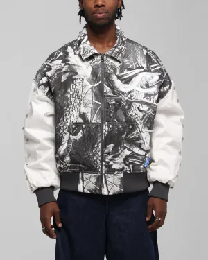 Loiter Frontier Varsity Jacket Real Tree Camo high - street buy