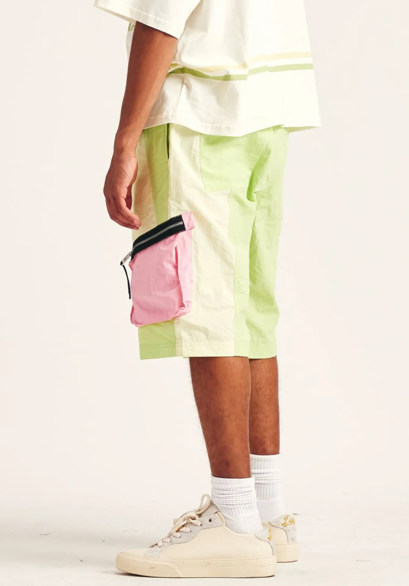 Elegant Glow Diet Starts Monday "Nylon MX Shorts" Volt/Pink