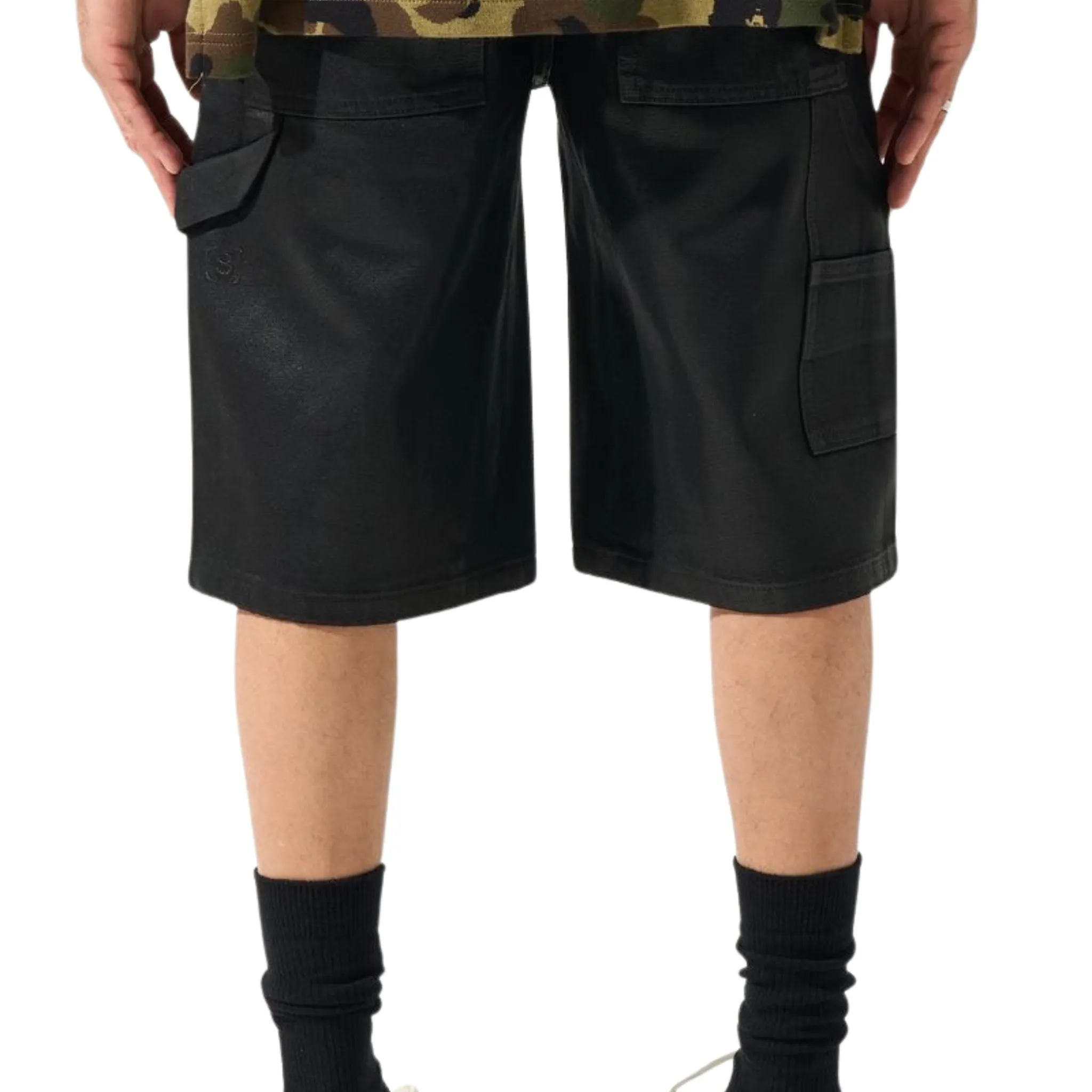 SoftLining SmoothZipper Serenede "ONYX" Denim Shorts