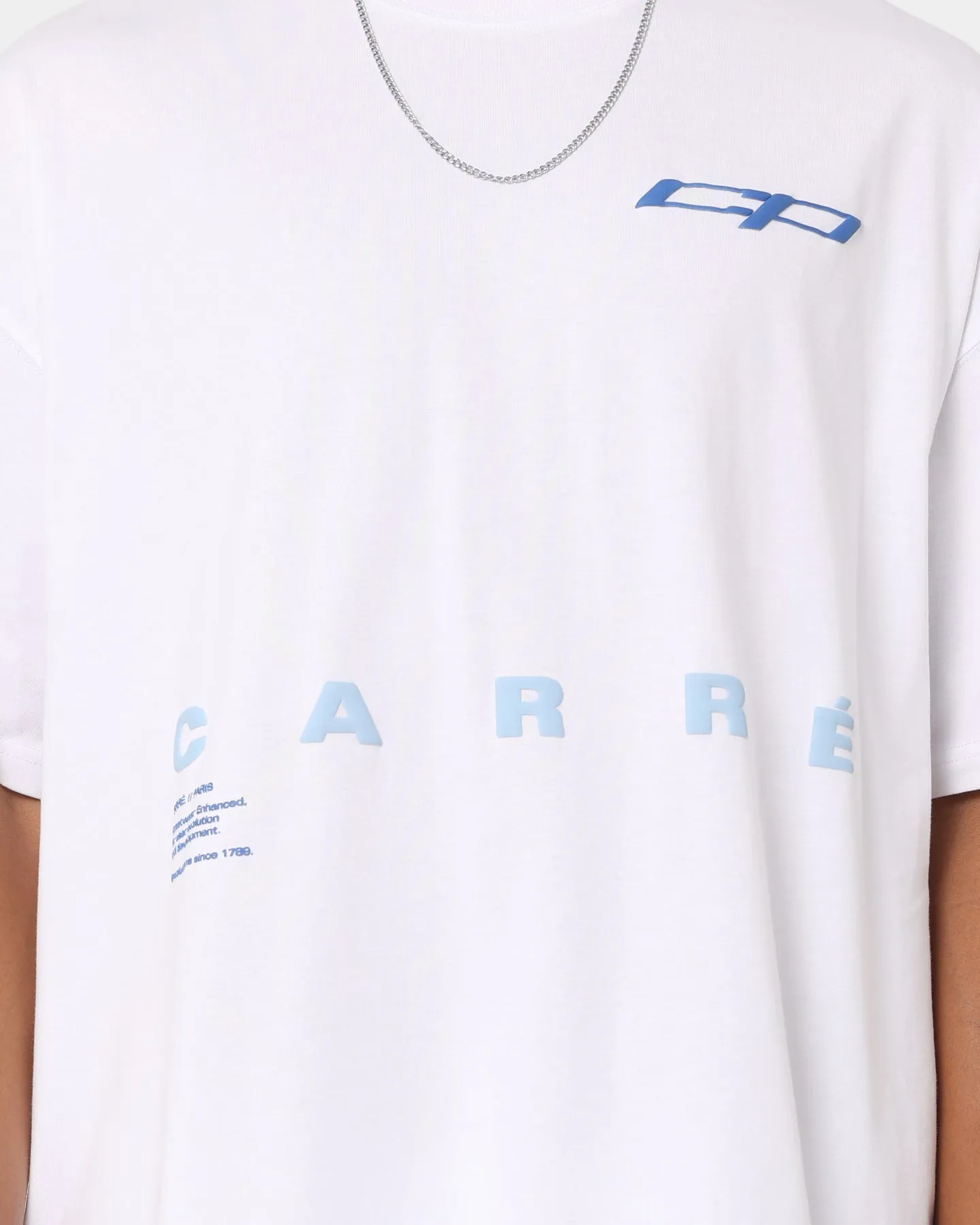 Fresh Outfit Style Quick Dry Fabric Carr?? Enhanced Oversized T-Shirt White