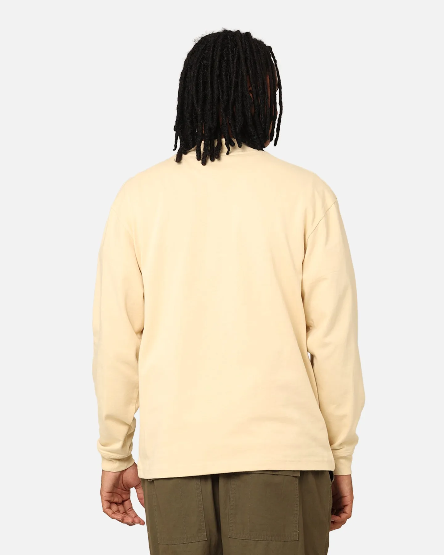 EcoFriendlyTextile Students Golf Addington Long Sleeve Mock Neck T-Shirt Sand