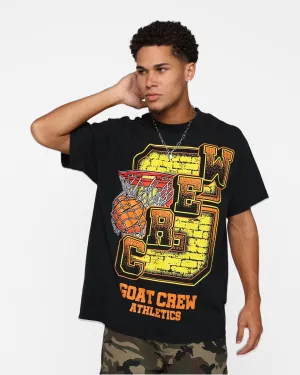 Goat Crew G.Crew Athletics T-Shirt Black Wash Flexible Cuff Design