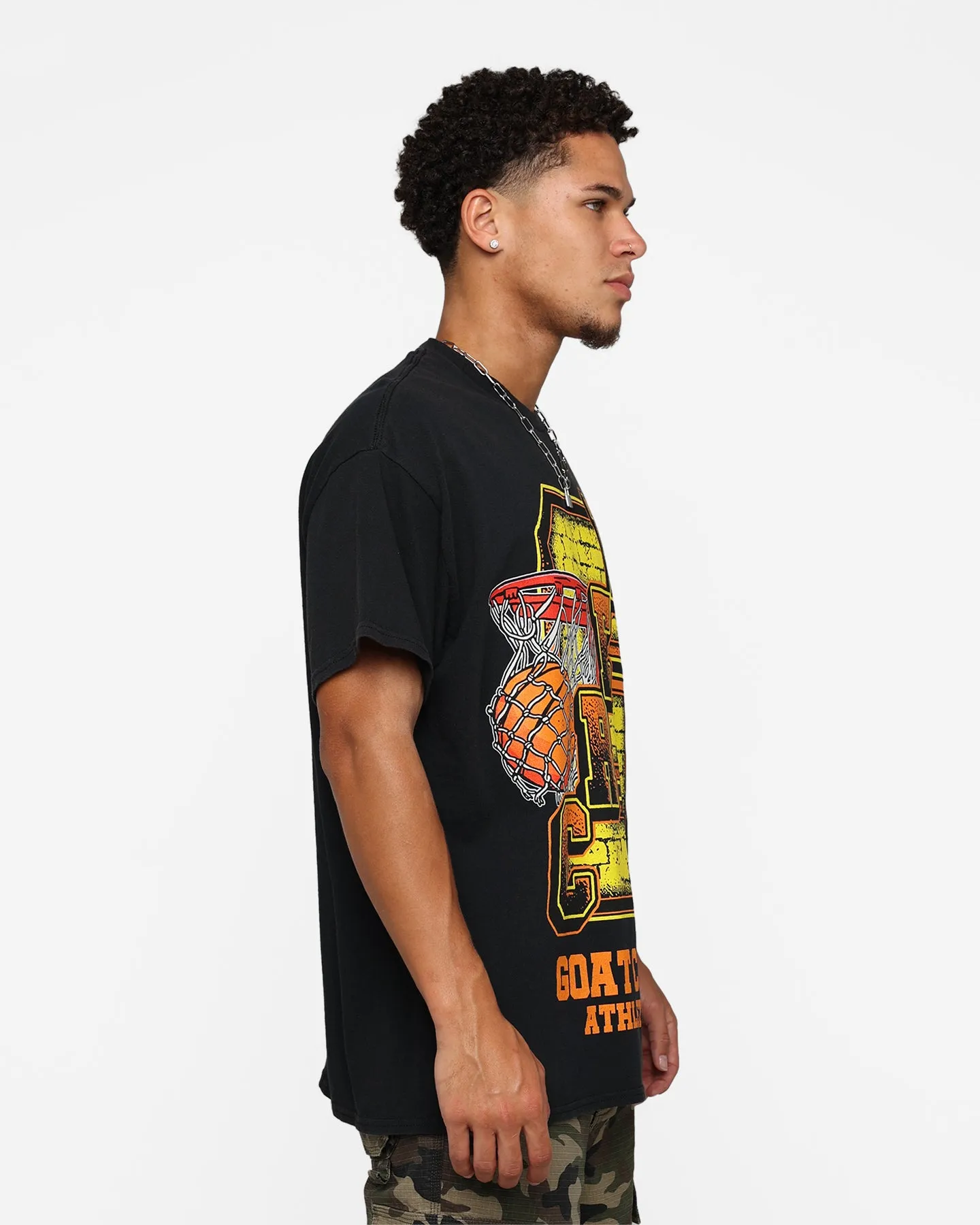 Beach relaxation Goat Crew G.Crew Athletics T-Shirt Black Wash