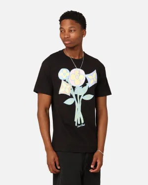 Secret Club SC Flower T-Shirt Black Cozy Style