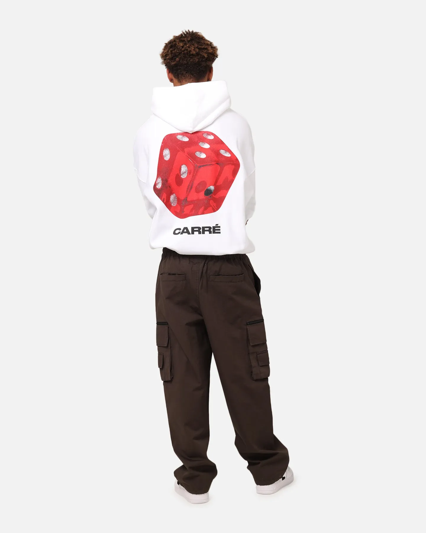 Carre Die Hoodie White Anti Static Treatment Camping wear