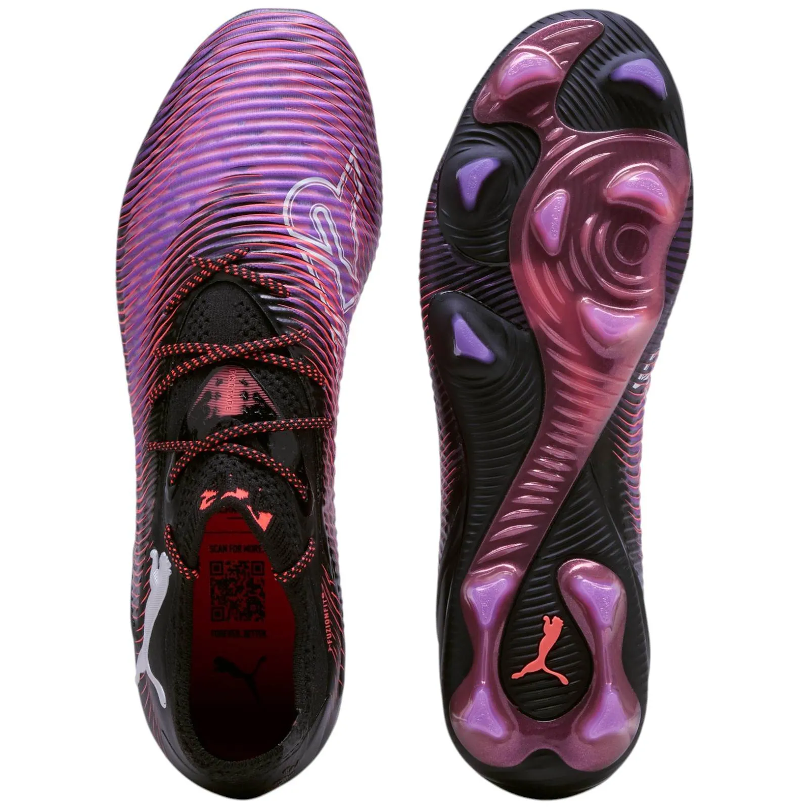 Puma Future 8 Ultimate Low Mens Firm Ground Football Boots High Rebound Foam Energy Return Outsole