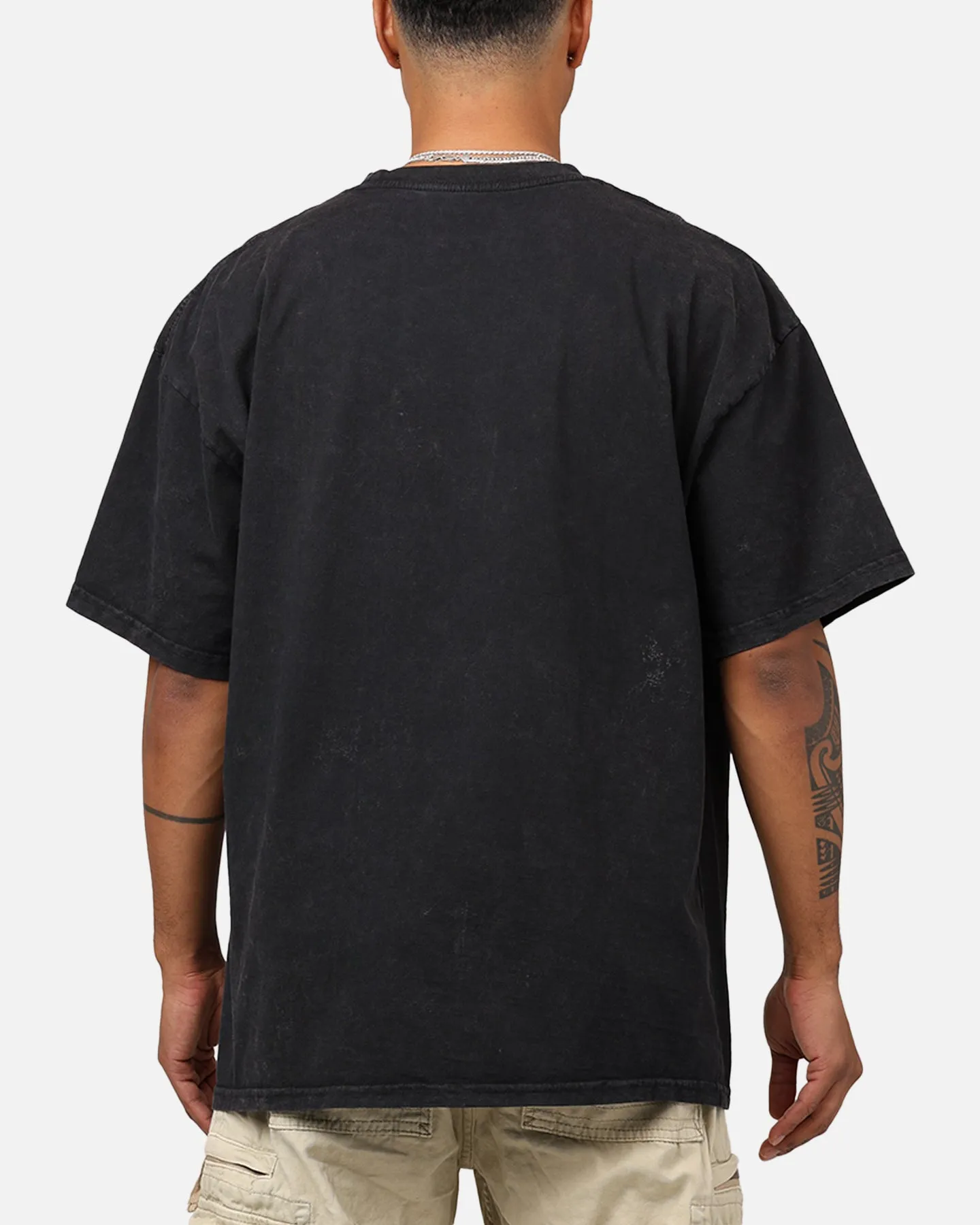Light Comfort Style UFC By Goat Crew Jon Jones Big Face Vintage T-Shirt Black Wash