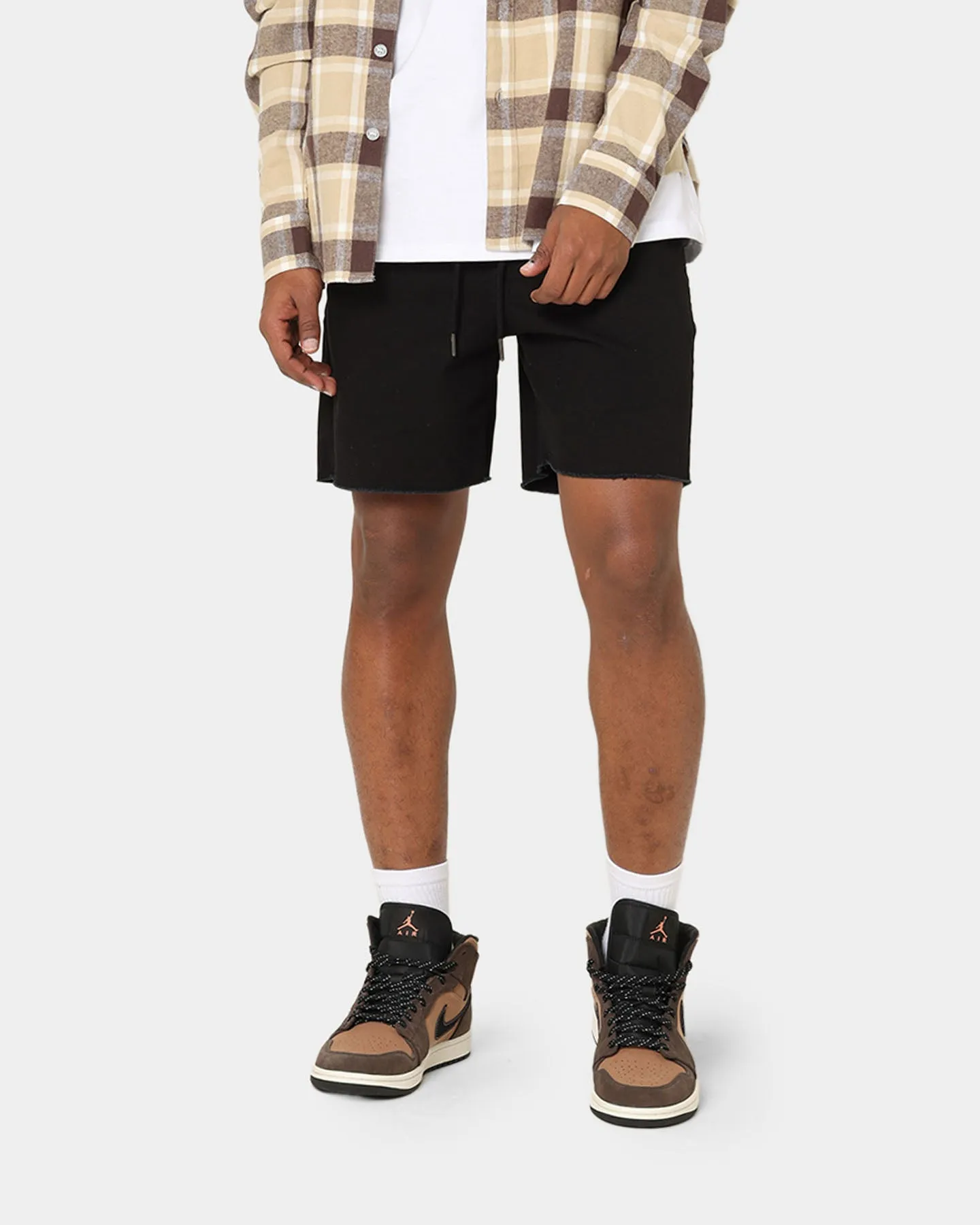 No Ride Up Silicone Grip Flexible Gusset Design Carr?? Tutech Walk Shorts Black