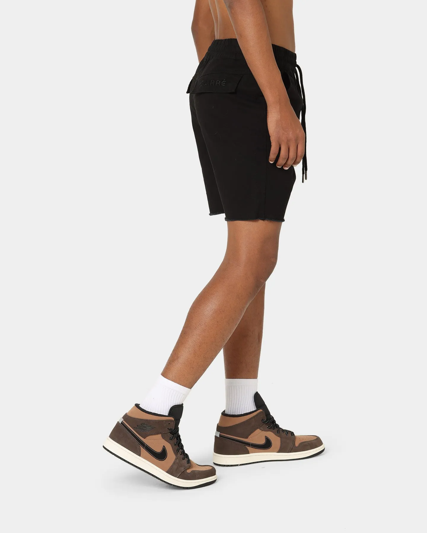 Carr?? Tutech Walk Shorts Black Ergonomic Curved Seams Perfect Style