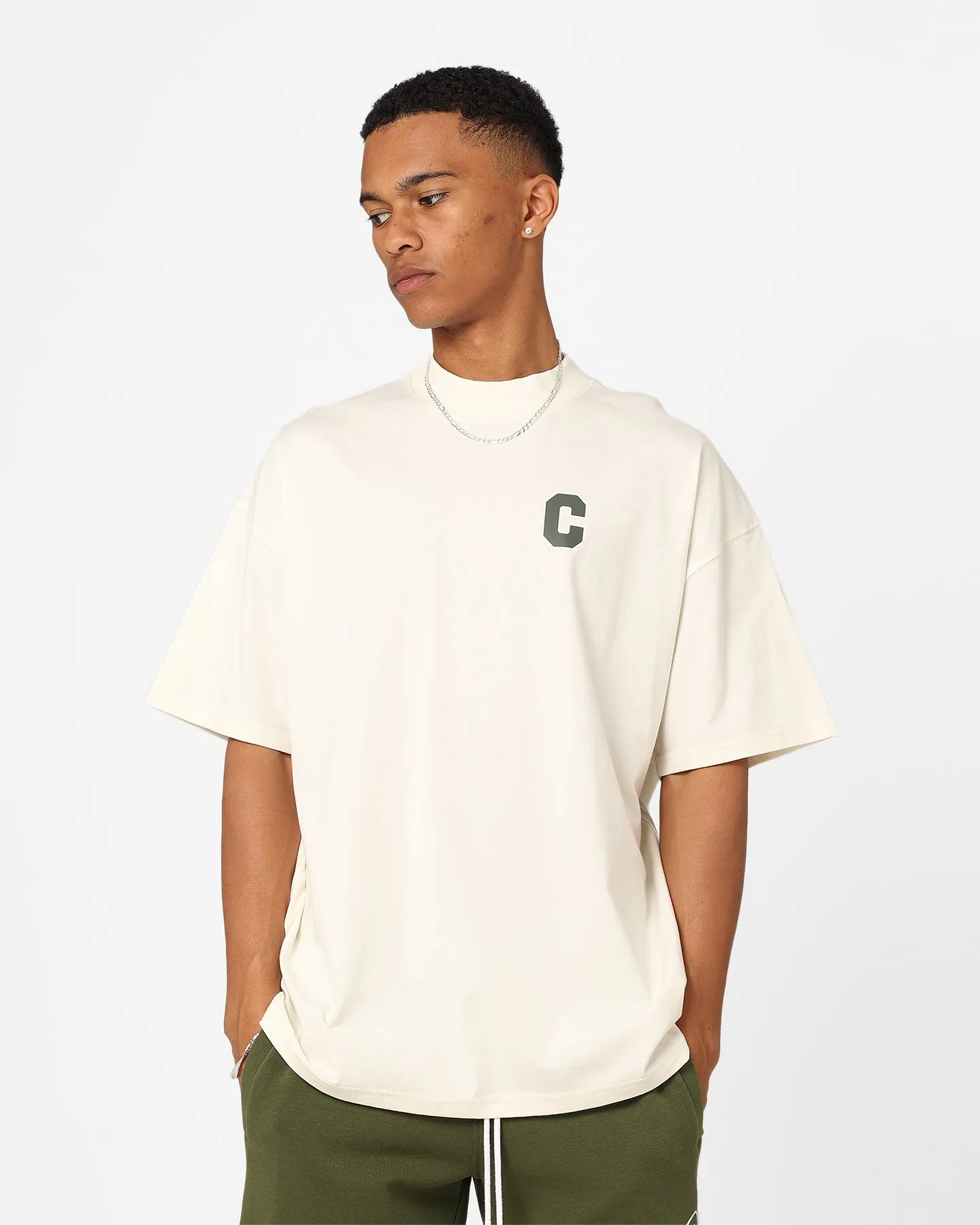 Breezy Design Comfort Apparel Carre MVP Oversized T-Shirt Off White
