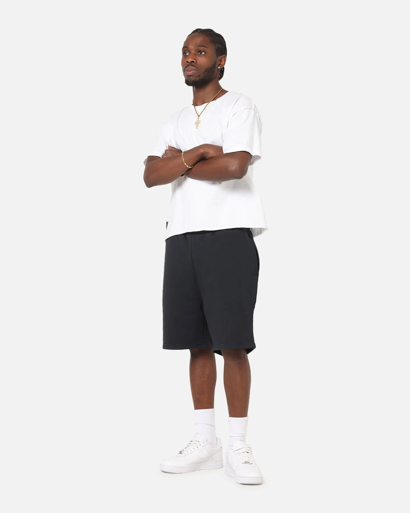 Carre Premium Essentials Sweat Shorts Steel/Black Beach Vacation Value for Money