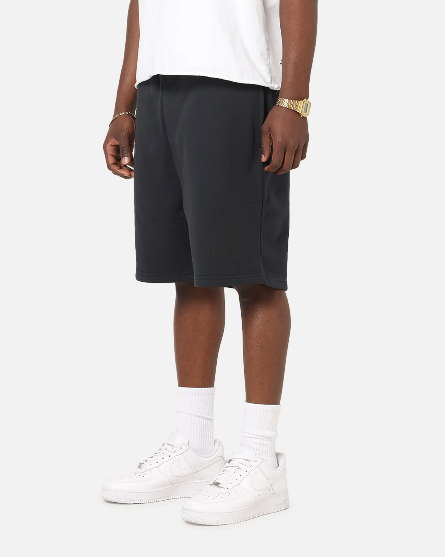 Trend Essential Carre Premium Essentials Sweat Shorts Steel/Black