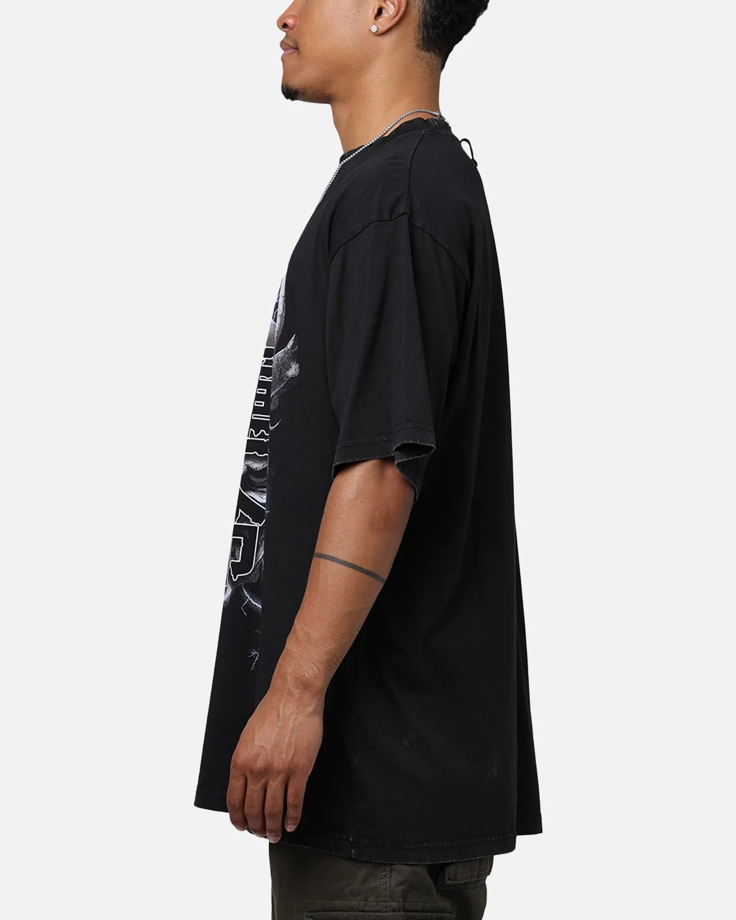 DXXMLIFE Psychx Vintage T-Shirt Vintage Black Cozy Layer Eco Friendly Material