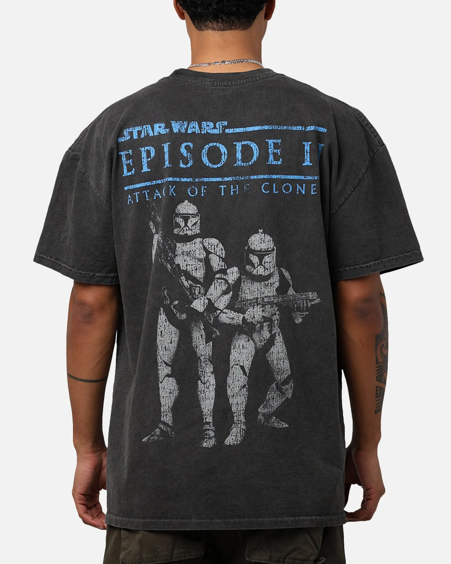 Functional Look Star Wars Episode II '02 Heavyweight Vintage T-Shirt Black Wash