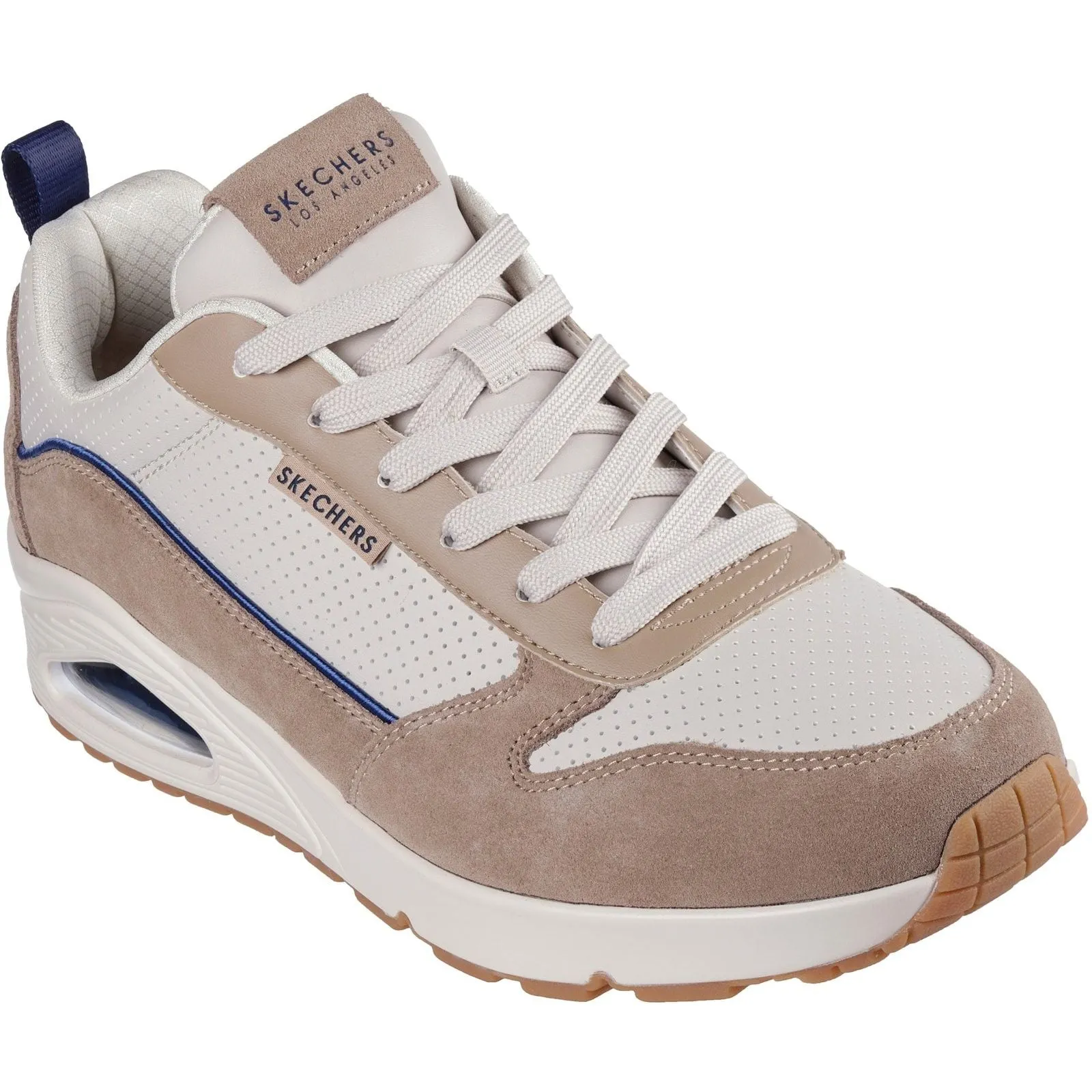 Skechers Mens Uno Stacre 2.0 Trainer Sand Sport Life