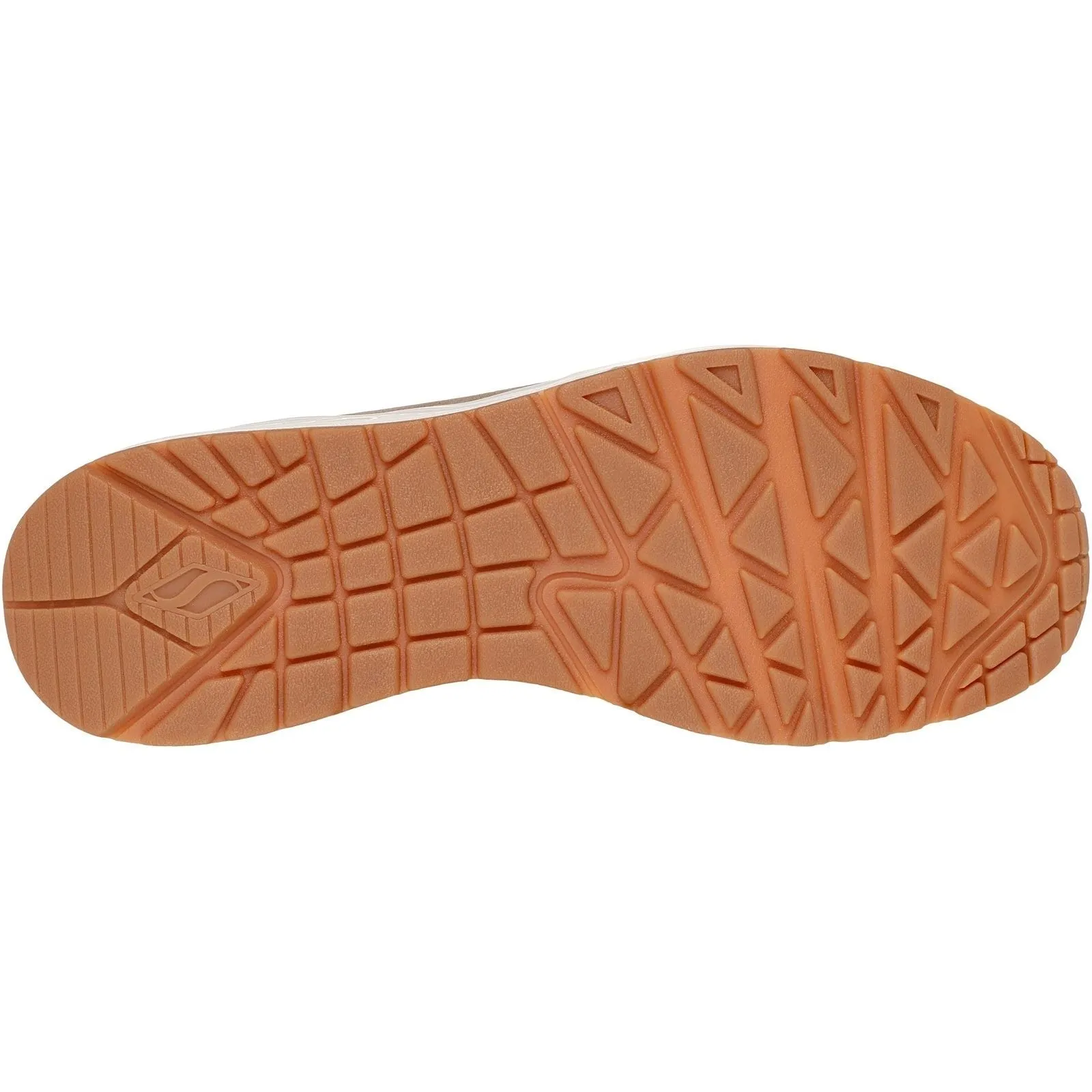 Skechers Mens Uno Stacre 2.0 Trainer Sand Desert Path Comfort arch