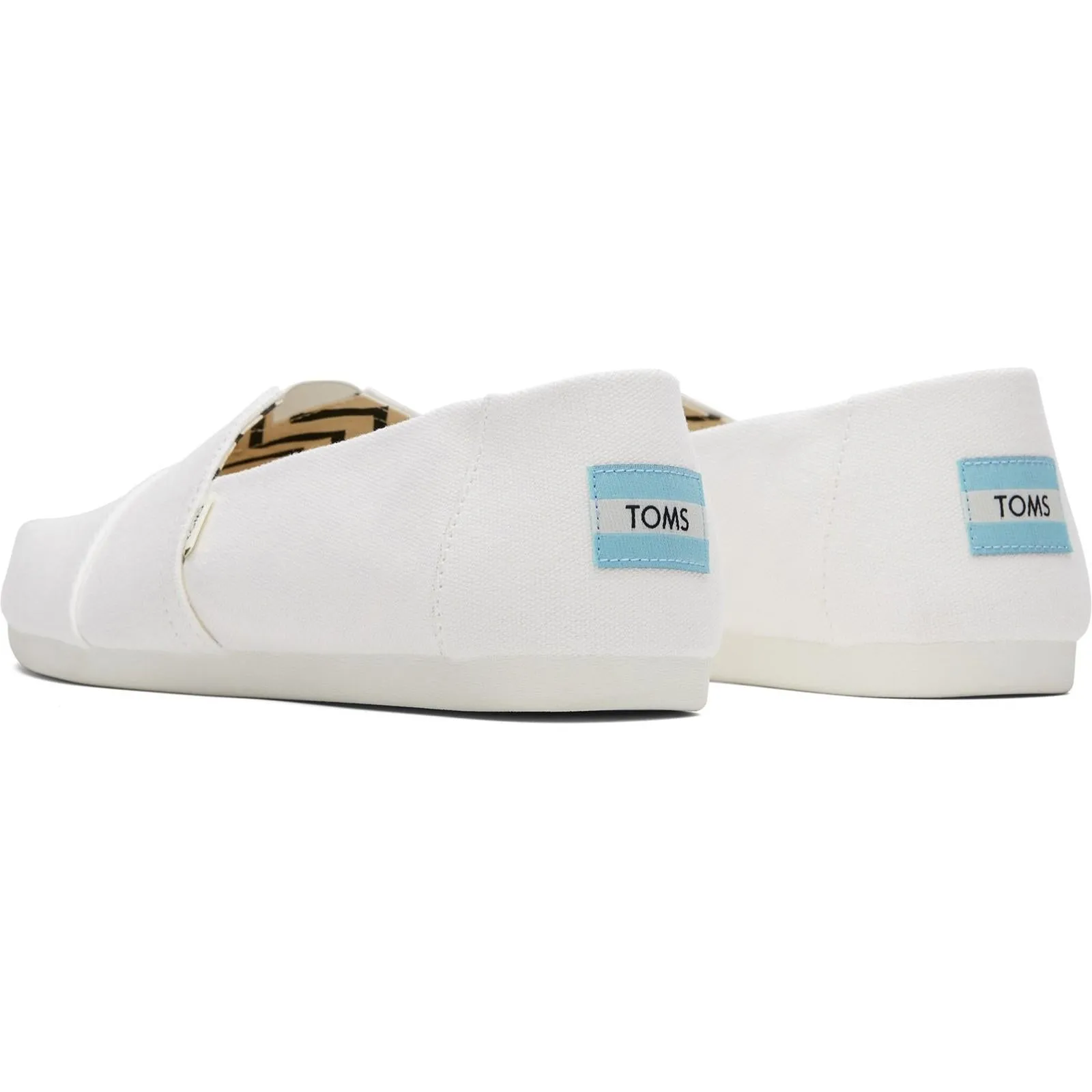 Memory Foam Wellness Seekers Ergonomic Cold Weather TOMS Mens Alpargata Shoes White