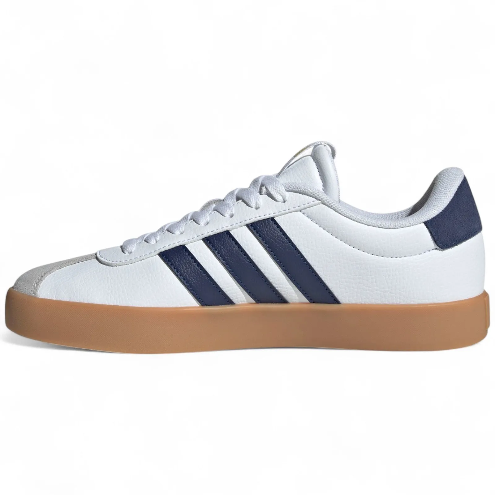 adidas VL Court 3.0 Mens Regular-Fit Trainers Long Lasting Outsole Durability Ultra Light Cushioning