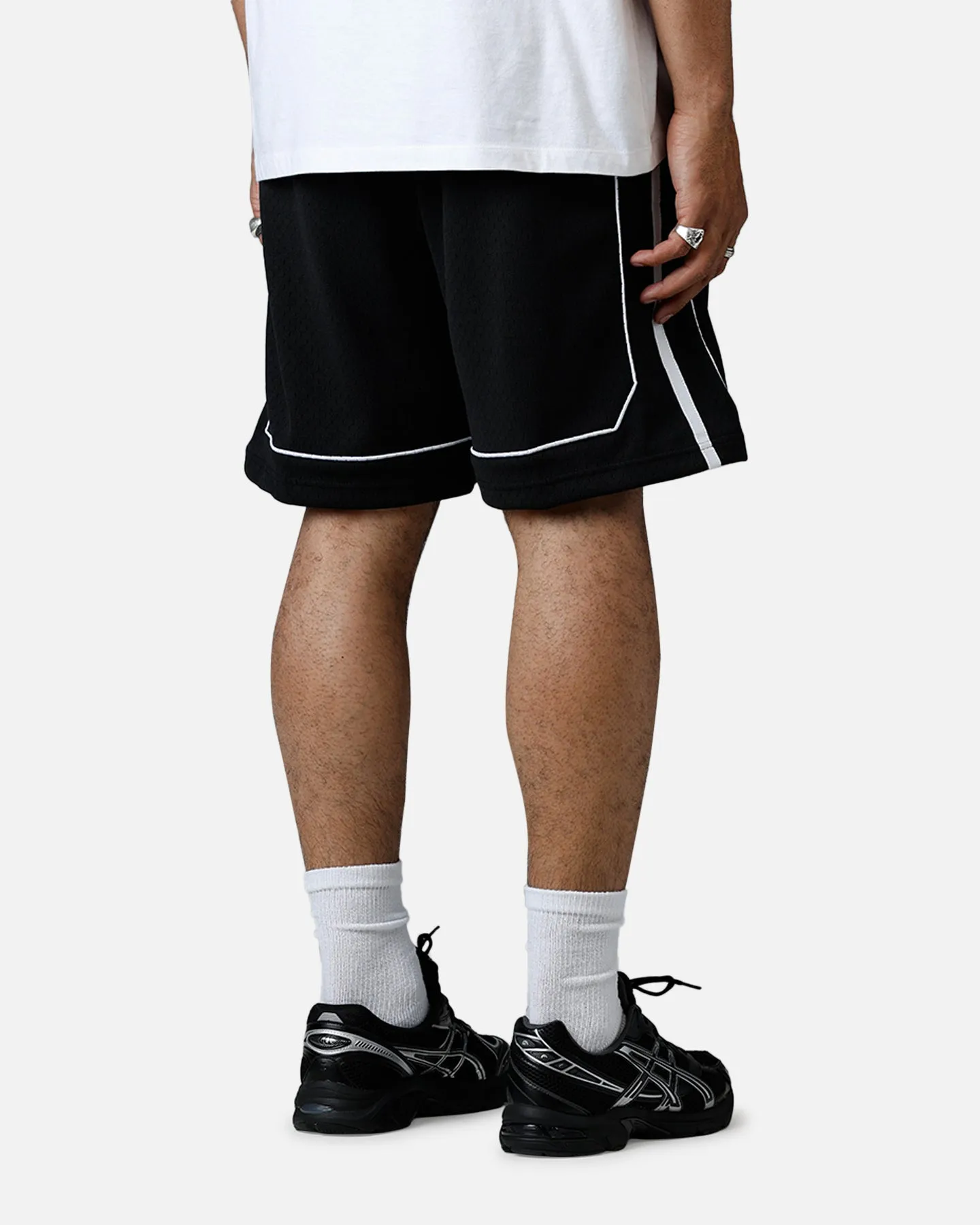 Mitchell & Ness Miami Heat 2011 Swingman Shorts Black/White Static Resistant Fibers artisanal quality