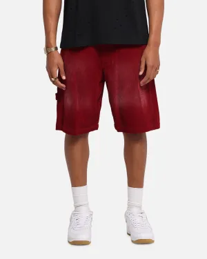 water sports use Durable Hemming XXIII Corduroy Wash Jorts Burgundy